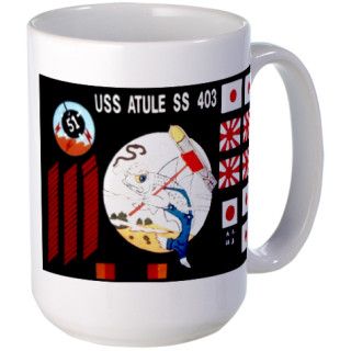 USS Atule (SS 403) Submarine Battle Flag Mug by ussatule