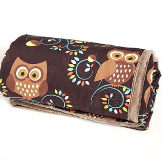 baby blanket 'hoot' by frogs+sprogs