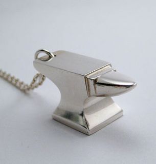 anvil pendant by daniel darby jewellery