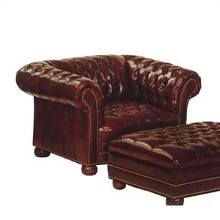 Distinction Leather Tufted Chesterfield Leather Living Room Collection