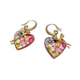 pink meadow earrings by eve&fox