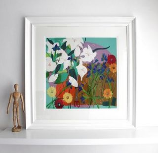 'the arranging table'  limited edition print of 95 by samantha barnes artist