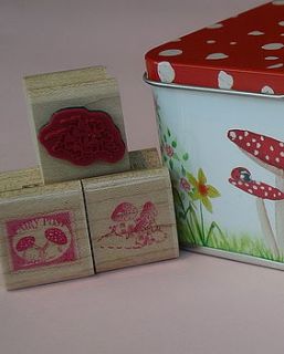 mini fairy stamping set by frilly lily