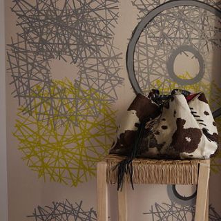 hepworth hand printed wallpaper by sharon jane