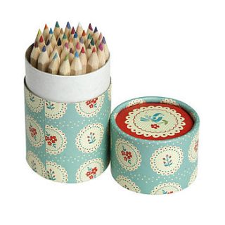 set of 36 colouring pencils by kiki's gifts and homeware