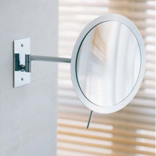 WS Bath Collections Mirror Pure 9.1 H x 9.1 W Round 3X Magnifying