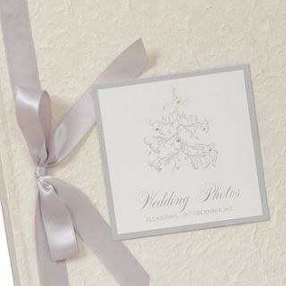 personalised noelle wedding photo album by dreams to reality design ltd