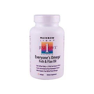 Rainbow Light Everyone's Omega F/F Oil 60 Softgel Health & Personal Care