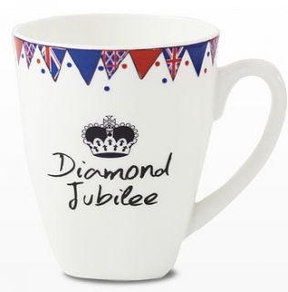 queen's royal diamond jubilee mug by sleepyheads