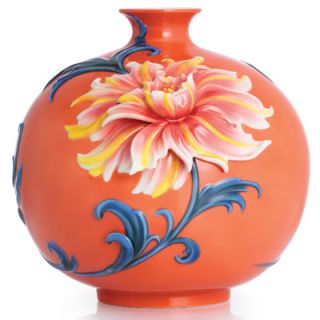 Franz Collection Exotic Peony Vase