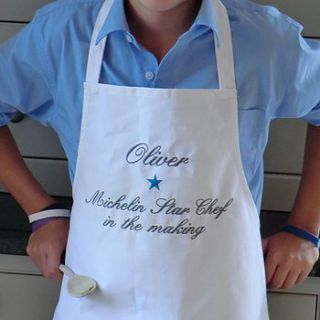 embroidered apron by big stitch