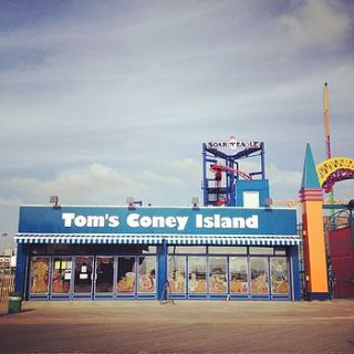 new york tom's coney island photo print by helena carrington illustration