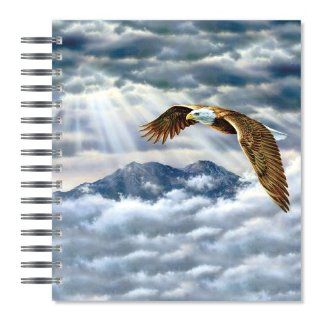 ECOeverywhere Eagle Spirit Picture Photo Album, 18 Pages, Holds 72 Photos, 7.75 x 8.75 Inches, Multicolored (PA90123)