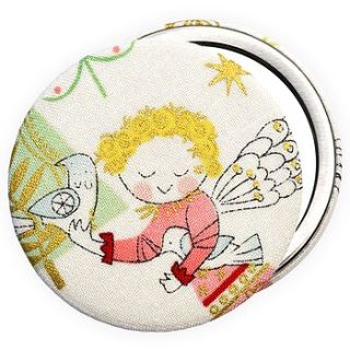 christmas angel compact mirror by jenny arnott cards & gifts