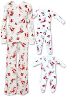PJ Salvage Matching Mommy & Me Tattoo Jammie Velour Thermal Loungewear   6 12M Infant And Toddler Pajama Sets Clothing