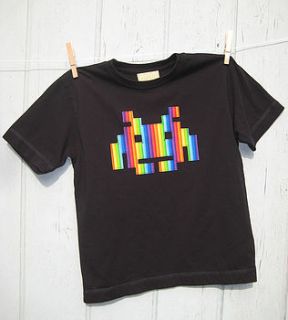 classic pixel alien t by kushdi for kids