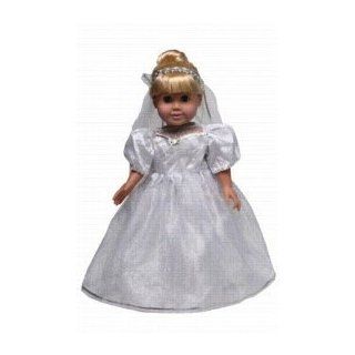 Bride Costume Girl Doll Dress Veil 18" American Health & Personal Care
