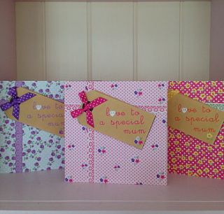 handmade special mum floral design cards by laura sherratt designs