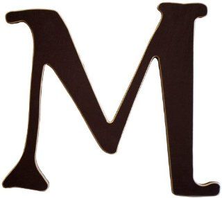 New Arrivals The Letter M, Chocolate Brown  Letter M Wall Decor  Baby
