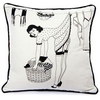 50's housewives cushion by dupenny