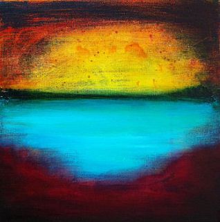 fading light original painting on canvas by claire fearon (fine artist)