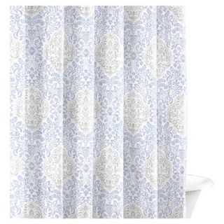 Winchester Cottage Gray Cotton Shower Curtain