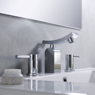 Kraus Bathroom Combos Widespread Waterfall Unicus Faucet with Double