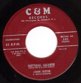 Getting Nearer/At Last (VG   45 rpm) Music