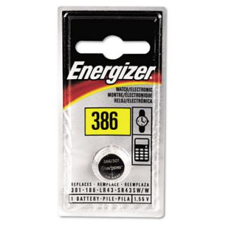 Energizer® Watch/Electronic Battery, Silvox, 386, 1.5V, Mercfree