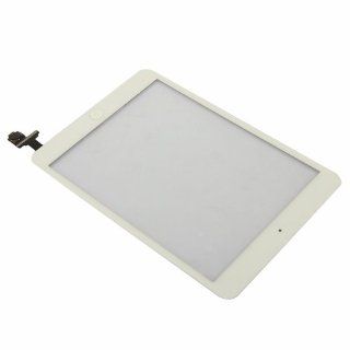 White Touch Screen Glass Digitizer IC Chip Front Lens Replacement For iPad Mini+Full Tool Kit Cell Phones & Accessories