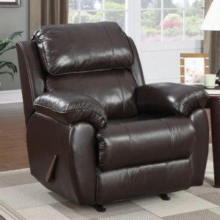 PRI Leather Rocker Recliner