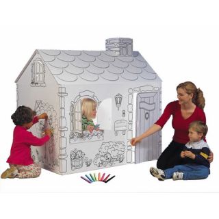 Cottage Playhouse with Washable Markers