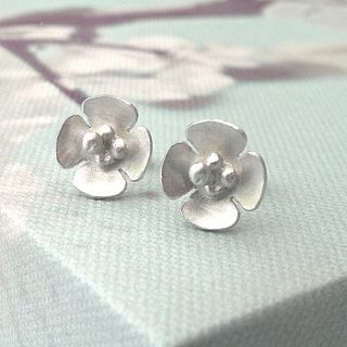 blossom flower earrings by zelda wong