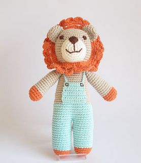 hand crochet little lion by attic