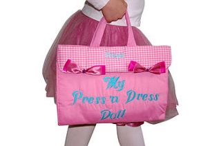 my personalised press and dress doll by jolly fine