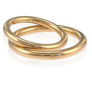 his and hers halo wedding rings in 18ct gold by lilia nash jewellery