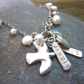 personalised wedded bliss dedication bracelet by milly moore