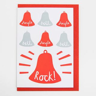 'jingle bell rock' card by alison hardcastle