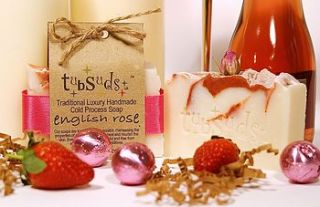 english rose handmade soap by tubsuds