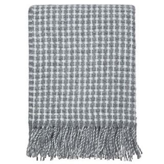 woven wool throw by dreamwool blanket co.