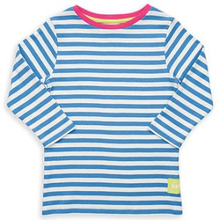 nautical three quarter length t shirt by harmony at home children's eco boutique