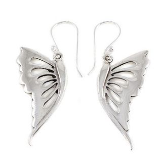 sterling silver butterfly earrings by charlotte's web