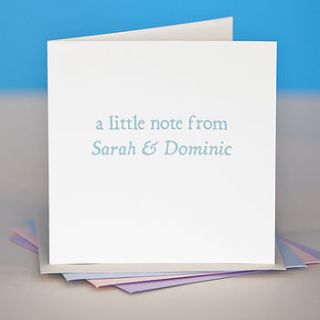 single or pack customised thank you cards d3 by belle photo ltd