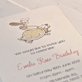 personalised birthday party invitations by beautiful day