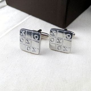 oxo pewter cufflinks for him by multiply design