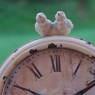 two little birds clock by hunter gatherer