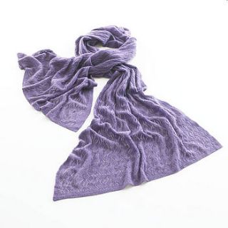 100% cashmere lace shawl by cocoonu