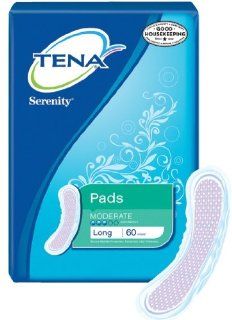 Serenity/Tena Moderate Pads, Long (Formerly Extra Plus), Case/180 (3 bags of 60) Health & Personal Care