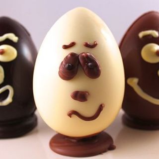 funny face easter egg by the cocoa mistress