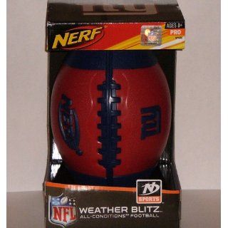 Nerf Sport NFL Weatherblitz XL Football   Giants Toys & Games